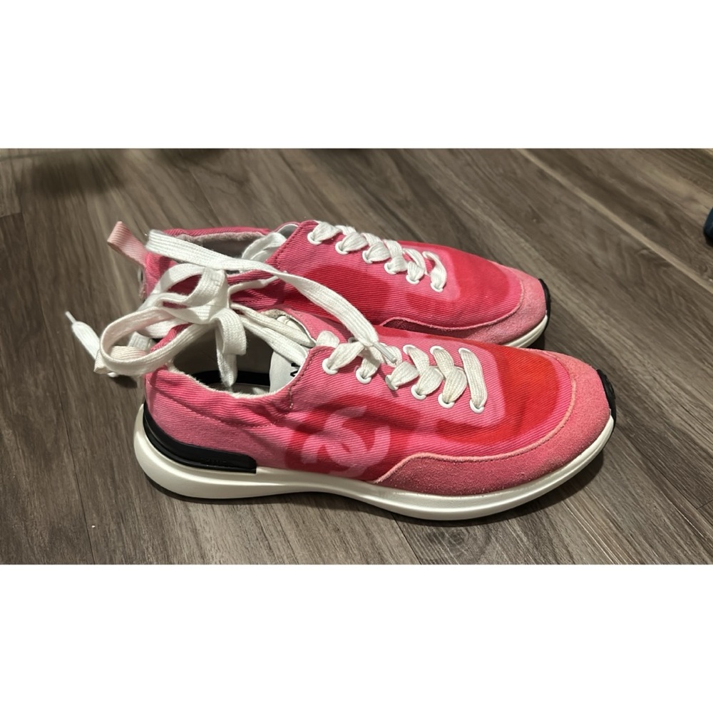 Double CC Pink Luxury Sneakers